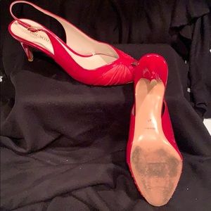 Red 3” sling back